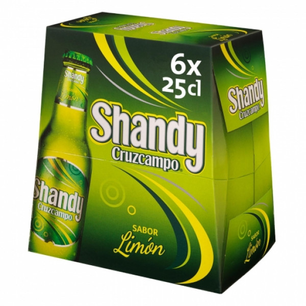 Shandy  Limón  25 cl. Pack x24uds
